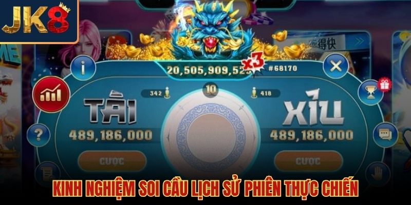Kinh nghiệm cách chơi tài xỉu bằng soi cầu lịch sử