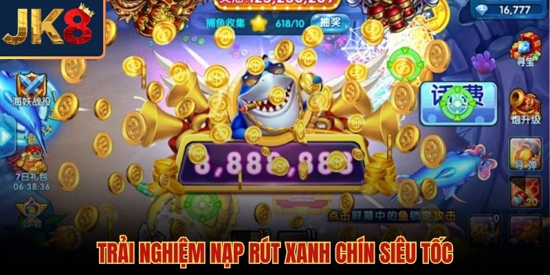 Tốc độ thanh toán cực nhanh kèm chuẩn mã hóa dữ liệu quốc tế