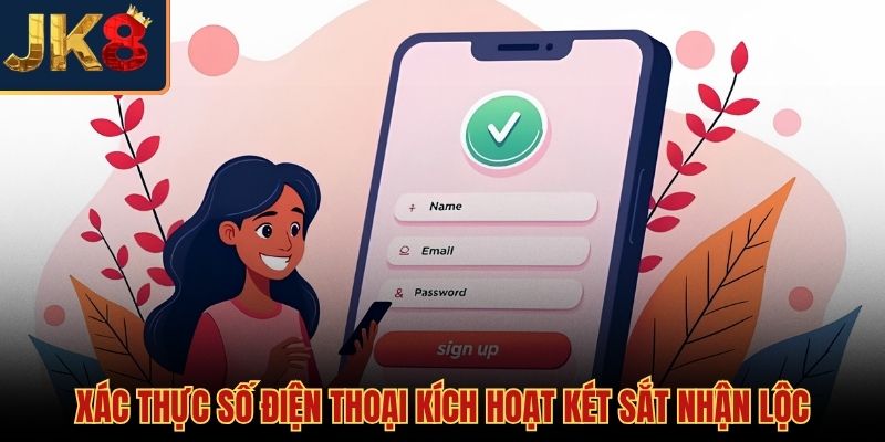 Xác minh OTP an toàn cho cách đăng ký JK8